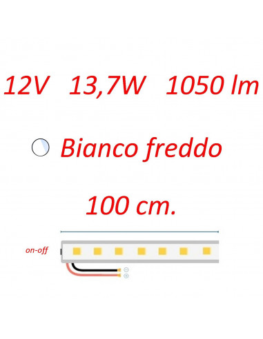 Plafoniera Millennium 100 cm. con interruttore...