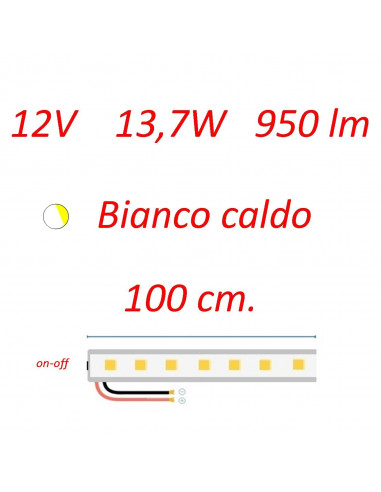 Plafoniera Millennium 100 cm. con interruttore...