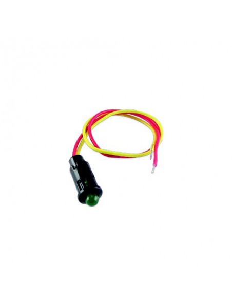 Segnalatore led verde luce fissa