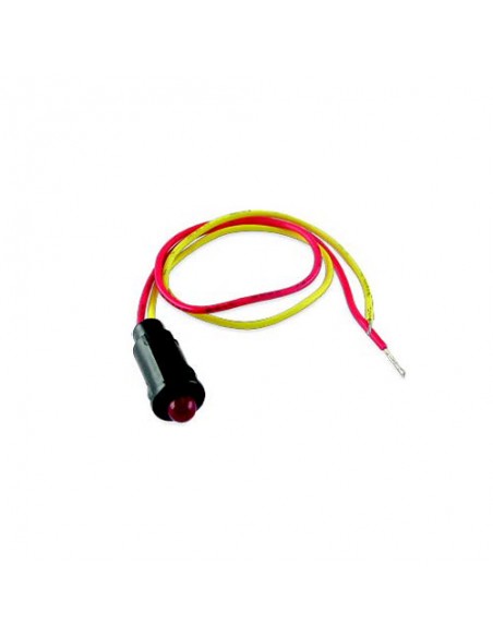 Segnalatore led rosso luce fissa