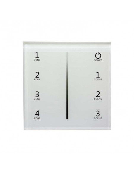 Radiocomando Touch Dimmer 4 Zone da parete