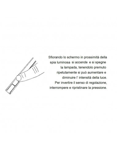 Plafoniera Millennium 50 cm. touch dimmer –...