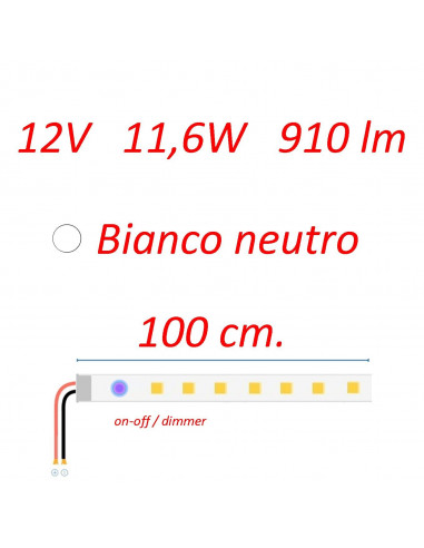 Plafoniera Millennium 100 cm. touch dimmer –...