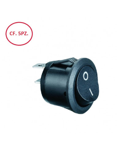 Interruttore a bilanciere ø 20 mm cf. 5pz.