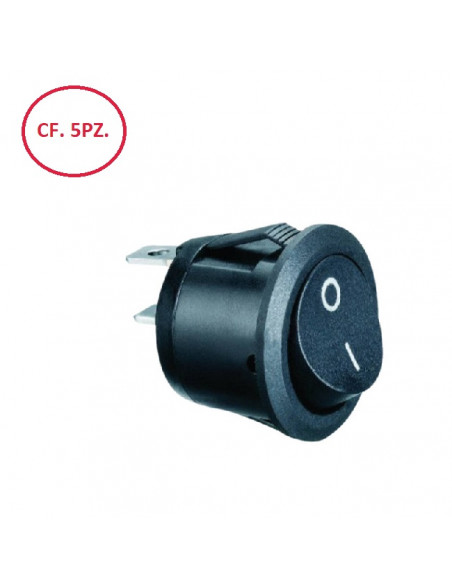 Interruttore a bilanciere ø 20 mm cf. 5pz.