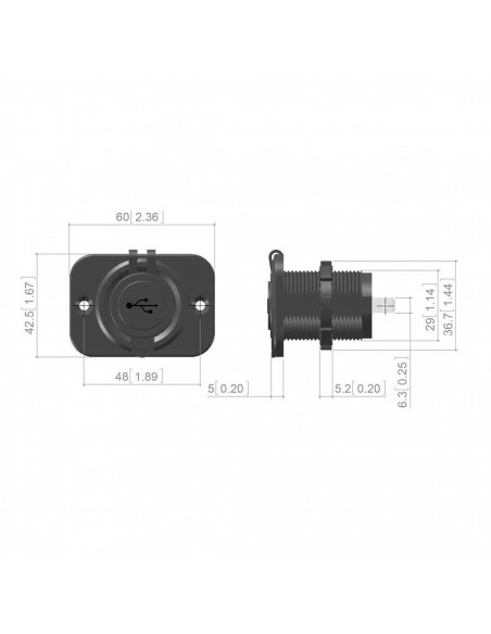 Display voltmetro ad incasso