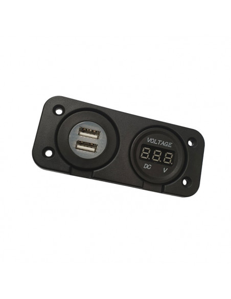 Presa usb/voltmetro
