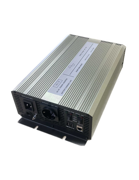 Inverter onda sinusoidale pura 24V -  2000W con caricabatterie 7,5A