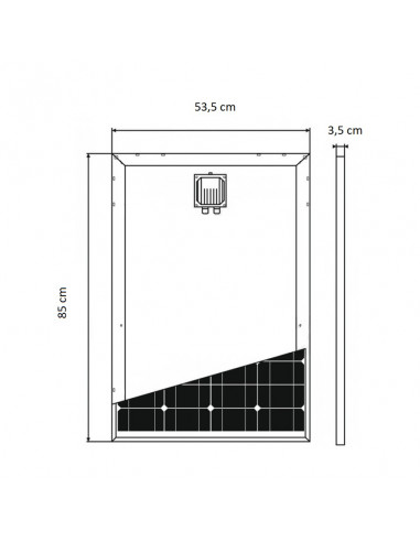 Modulo fotovoltaico MCR Solarplus 85W
