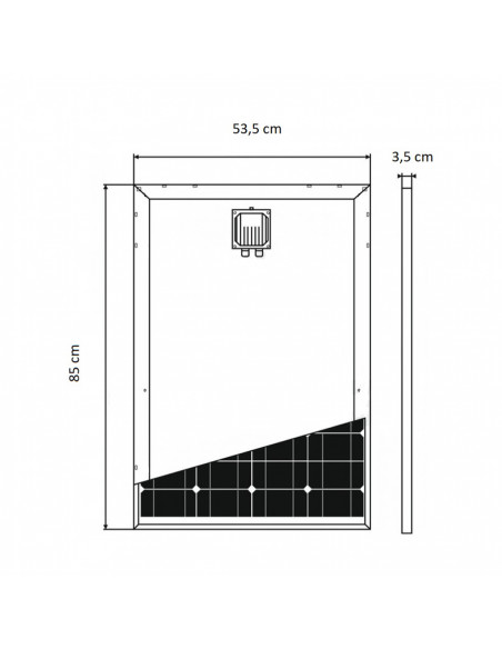 Modulo fotovoltaico MCR Solarplus 85W