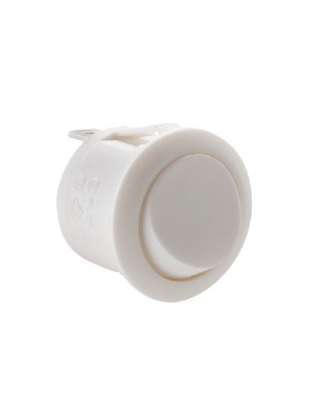 Pulsante a bilanciere bianco Ø 20 mm