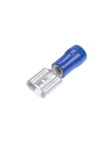 Faston femmina blu 6,3mm (50 pz.)