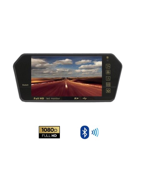 Sistema di retrovisione con specchio 7” Bluetooth® e telecamera 120°