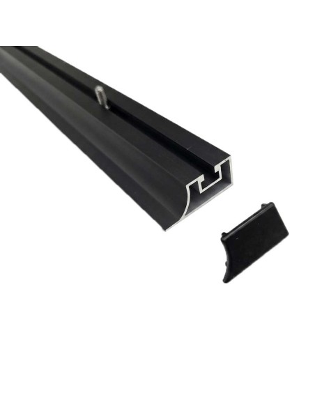 Set 2 supporti neri 45cm.