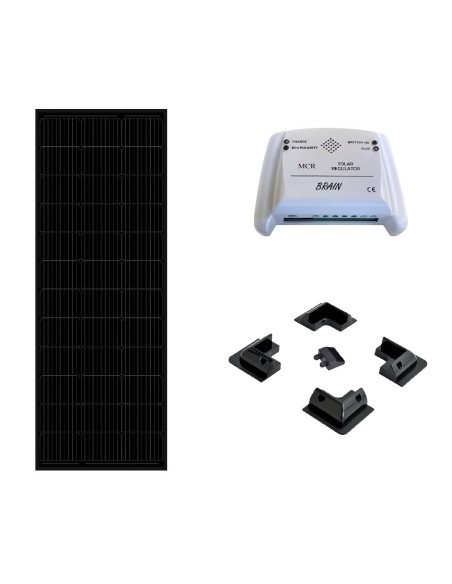Kit Modulo fotovoltaico MCR Solarblack 120W