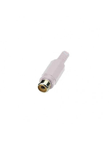 Presa RCA bianca