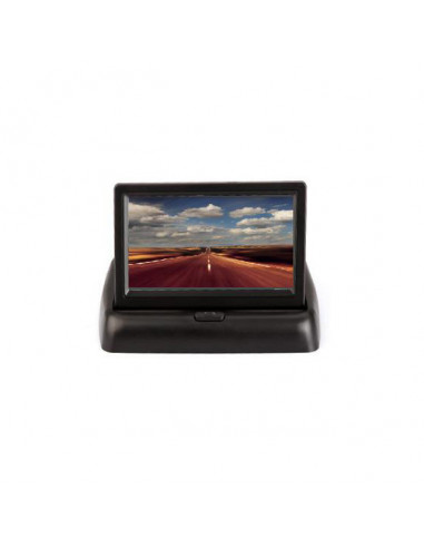 Monitor LCD 4,5″ a scomparsa