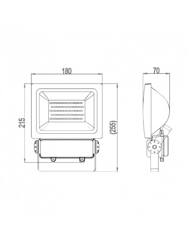 Faro led 12/24V – 30W
