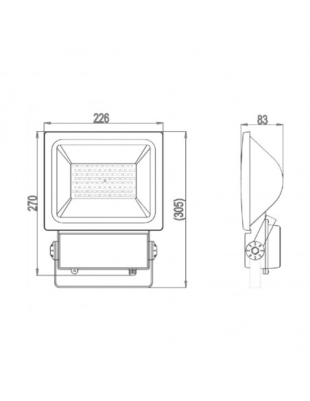 Faro led 12/24V – 50W