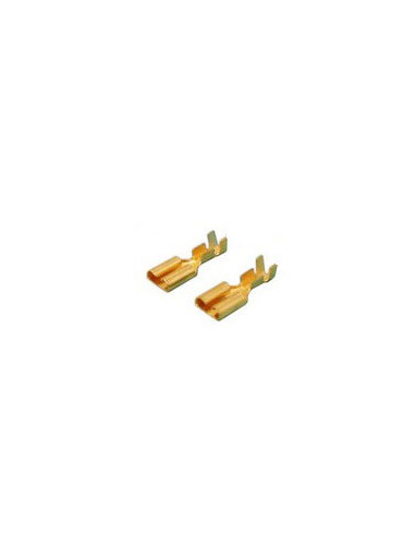 Faston femmina 6,3 mm (100 pz.)