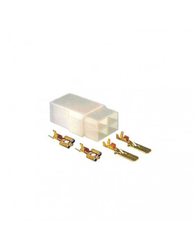 Kit blocchetto faston 2 poli M/F