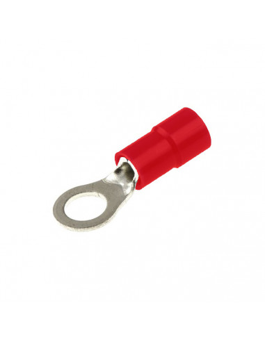 Capicorda ad occhiello rosso 6,5mm (50pz.)