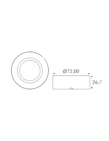 Spot a parete con attacco G4