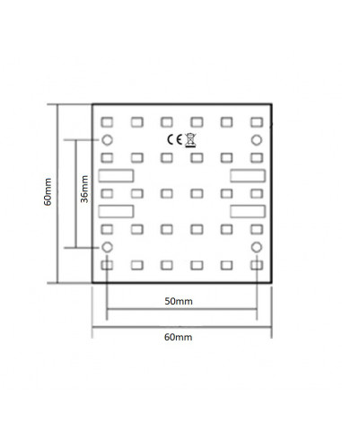 Base led 3,8W bianco freddo (500 lm)